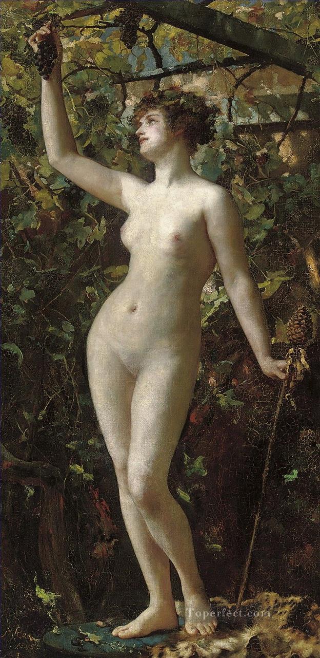 バッカンテ・ヘンリエッタ・レイ ヴィクトリア朝時代の女性画家油絵